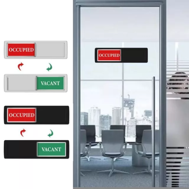 Waterproof Office Door Sign ABS Door Slider Signs Durable Reminder Signs  Hotel