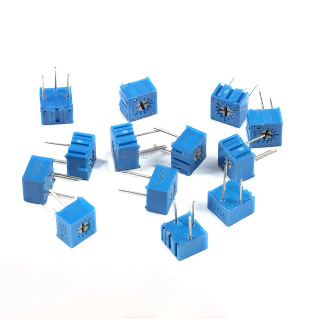 3362P Trimmer Potentiometer Preset Variable Resistor Pot 1Kohm to 500Kohm Values