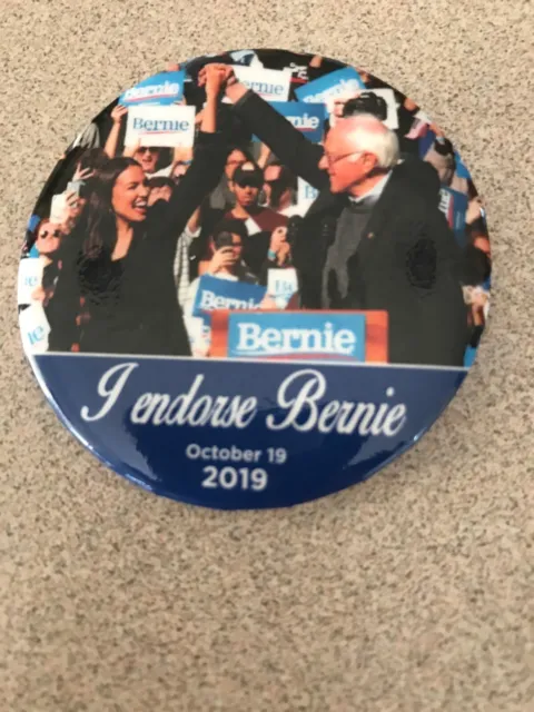I Endorse Bernie Sanders 2020 Presidential Campaign Button