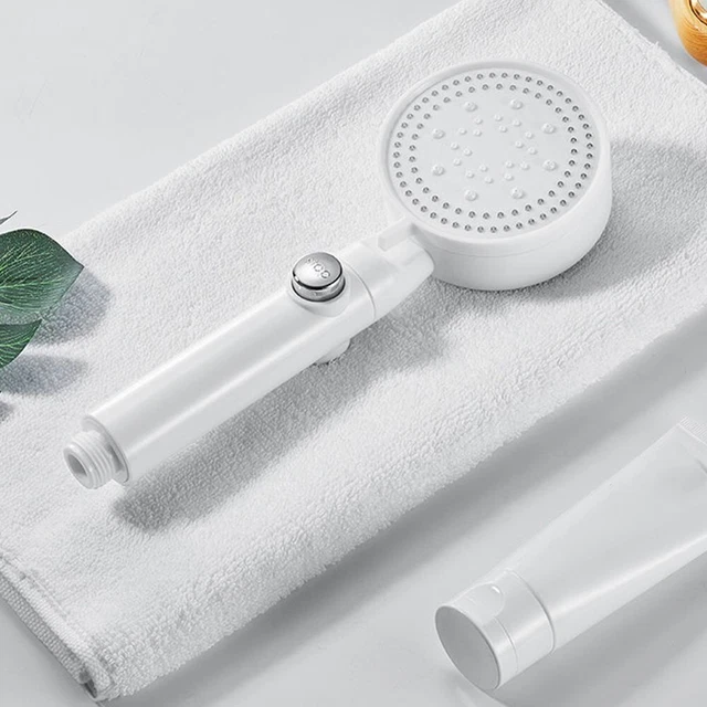 5 modos cabezal de ducha ajustable de alta presión dispositivo de mano ahorro de agua 12 cm