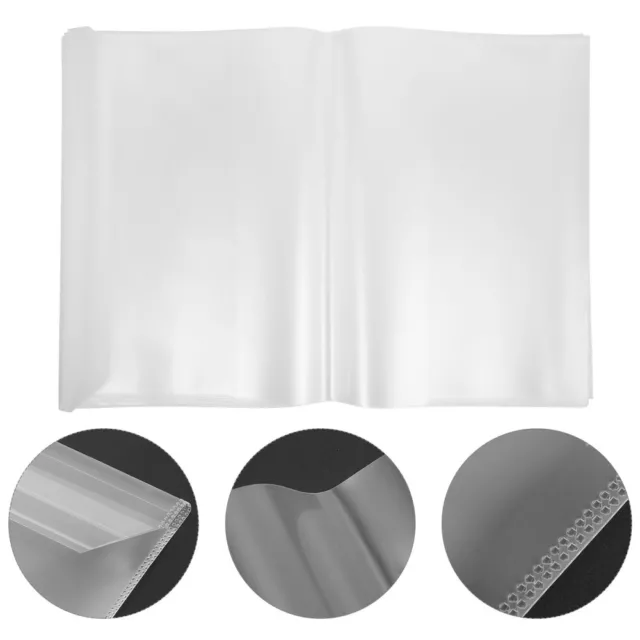 10pcs Clear Plastic Notebook Protectors for Journal Writing-EQ