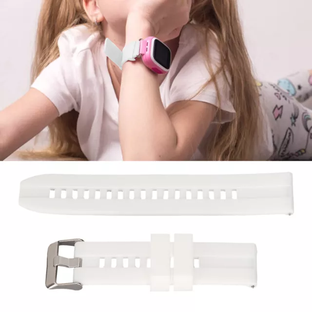 (white)Watch Band Pretty Design Waterproof 22mm Wide Use Watches Strap For