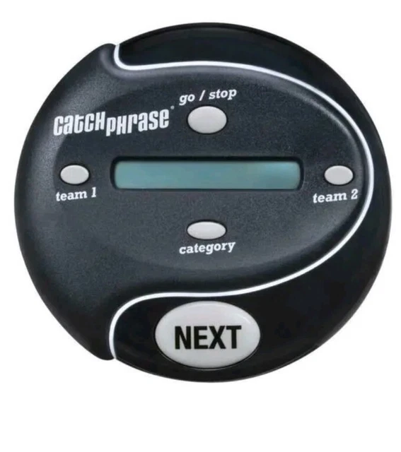 HASBRO CATCH PHRASE Handheld Electronic Party Game Black 2016 Tested ...