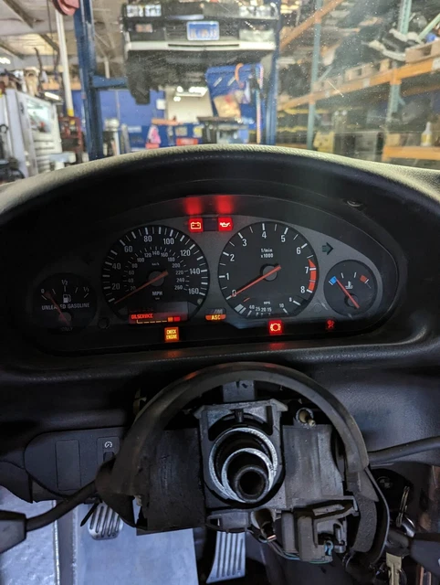 94-99 BMW E36 M3 Instrument Cluster Speedometer Spedometer 266k miles 94-99 BMW E36 M3 Instrument Cluster Speedometer Spedometer 266k miles