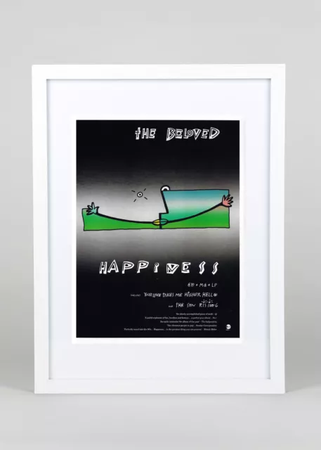 The Beloved+Hapiness+Framed Original Music Press Ad Poster+1990