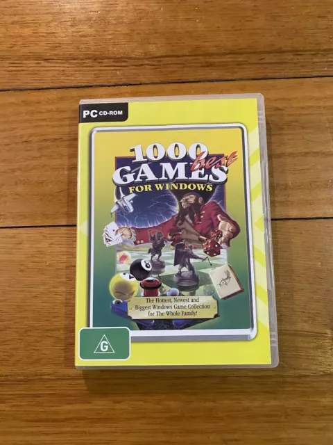 1,000 Hot Games (Jewel Case) - PC - Video Game - VERY GOOD