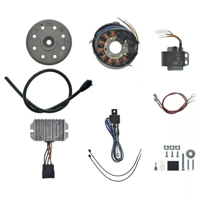 Lichtmagnetzündanlage 12V 180W mit integrierter vollelektronischer Zündung für E