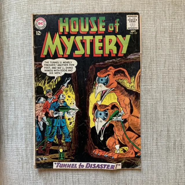 House Of Mystery #137 September 1963 DC Comics Acceptable
