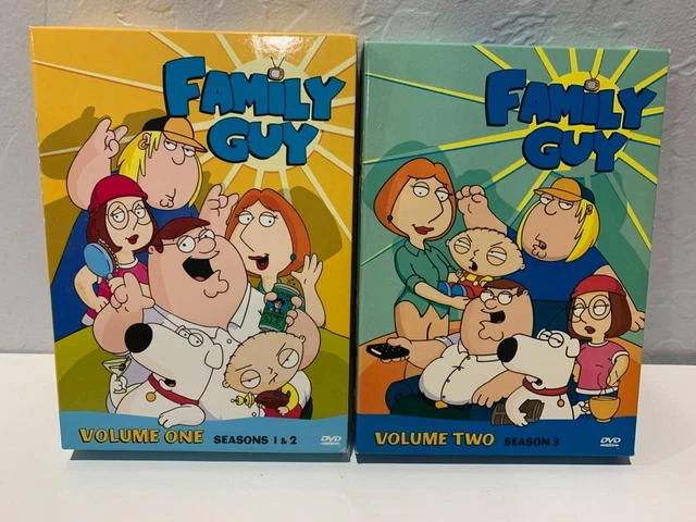 FAMILY GUY SAISON 1-3 Lot DVD - Comme neuf Volume 1 & Two EUR 22,09
