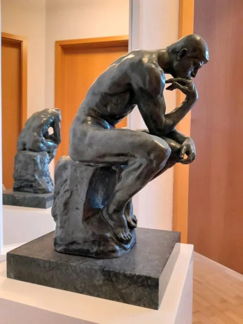 Auguste Rodin Der Denker Akt - große XXL Bronze Kunst