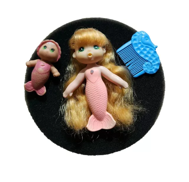 Ultra RARE TAKARA VTG KENNER JAPANESE EUC! SEA WEES Mermaid Comb Baby SPONGE HTF