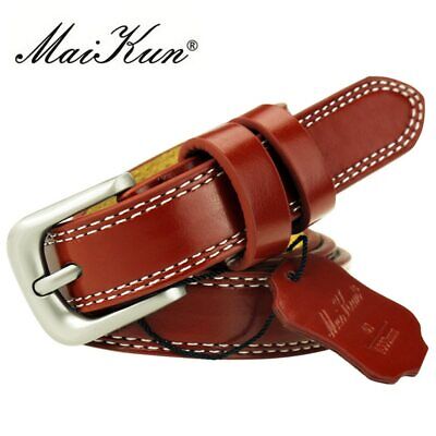 Accesorios Cinturones Cinturones de cuero Azone Cintur\u00f3n de cuero rojo look casual 