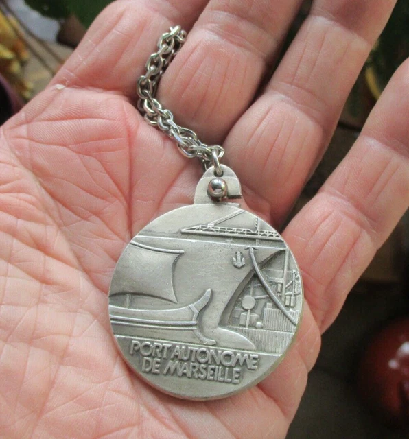 Médaille Ancienne – Port Autonome De Marseille – Saint Louis Fos – Bronze