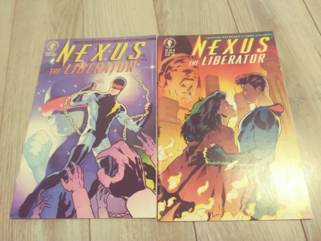 Nexus: The Liberator #'s 1-4 Complete High Grade Dark Horse Comic Books PA1-39