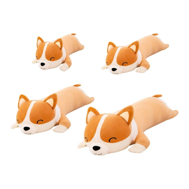 Animaux en peluche doux chien cadeaux drôle animé décor Figurine ornement en