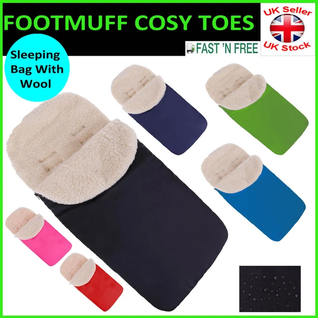 FOOTMUFF Cosy Toes Universal Sheep Wool Carrycot Buggy Pushchair Stroller Pram