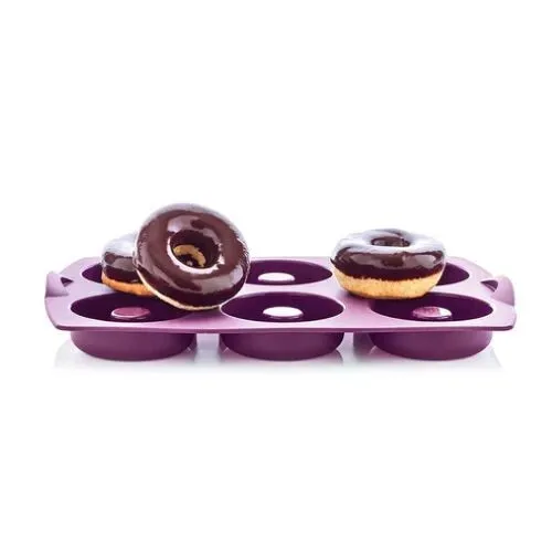 New Tupperware silicone Ring baking form desert donut breakfast craft Free Ship