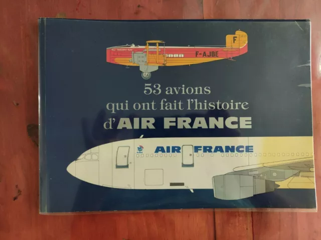 Livret Air France : 53 avions qui ont fait l'histoire d'Air France 🍒
