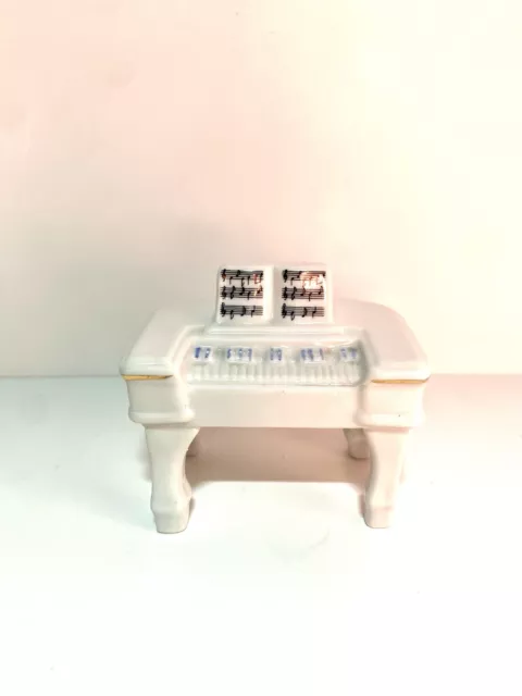 Piano Décoratif Miniature En Céramique/porcelaine? Vintage