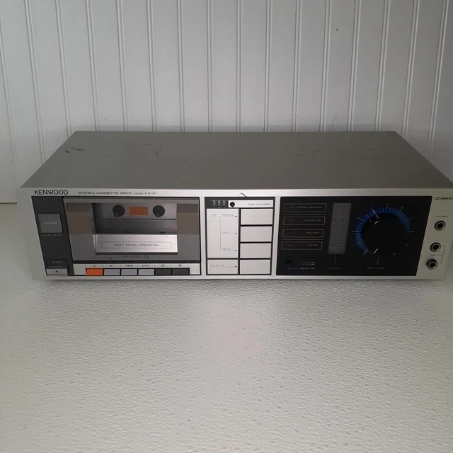 KENWOOD STEREO CASSETTE Tape Deck Model KX41 Parts Or Repair Only 19.