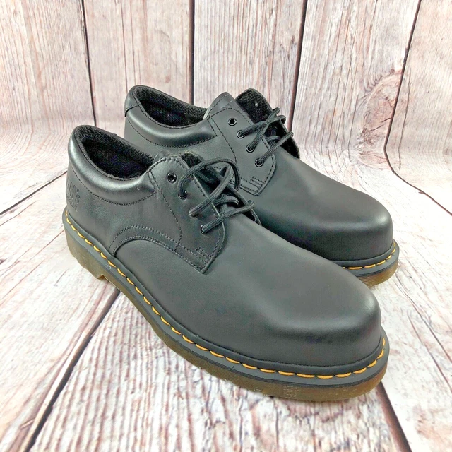 DR MARTENS DM Industrial Black AirWair Shoe Mens Size 10 UK