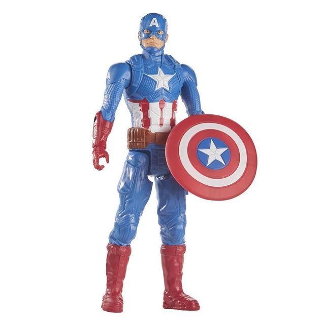 Marvel Avengers Titan Hero Series Captain America Action Figure, 12-Inch Toy,