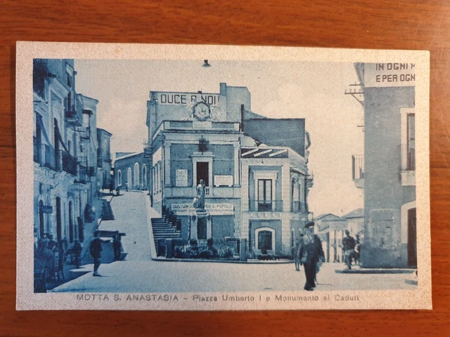 Motta S. Anastasia - Piazza Umberto I E Monumento Ai Caduti-Formato Piccolo
