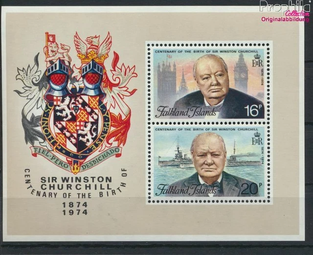 Briefmarken Falklandinseln 1974 Mi Block1 (kompl.Ausg.) postfrisch Militär(94762