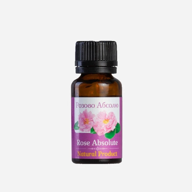 Aceite Esencial Absoluto de Rosa 100% Natural Rosa Damascena Búlgara 10ml