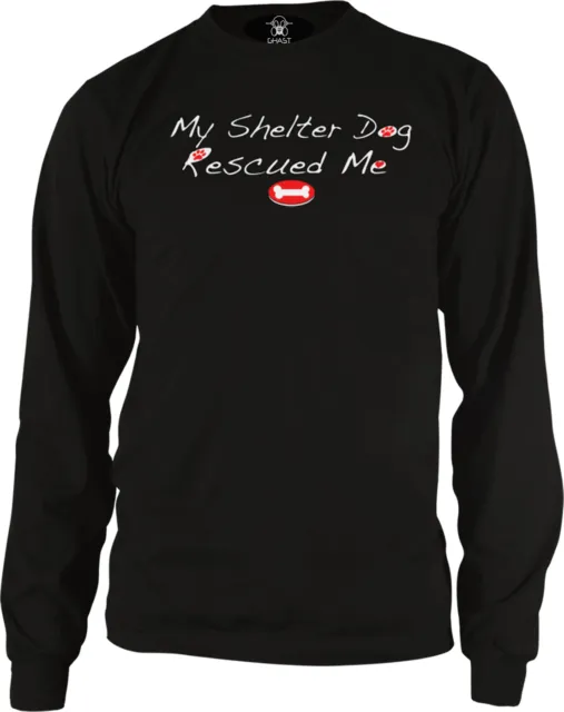 My Shelter Dog Rescued Me Pet Owner Adopt Rescue Bone Heart Love Men's Thermal