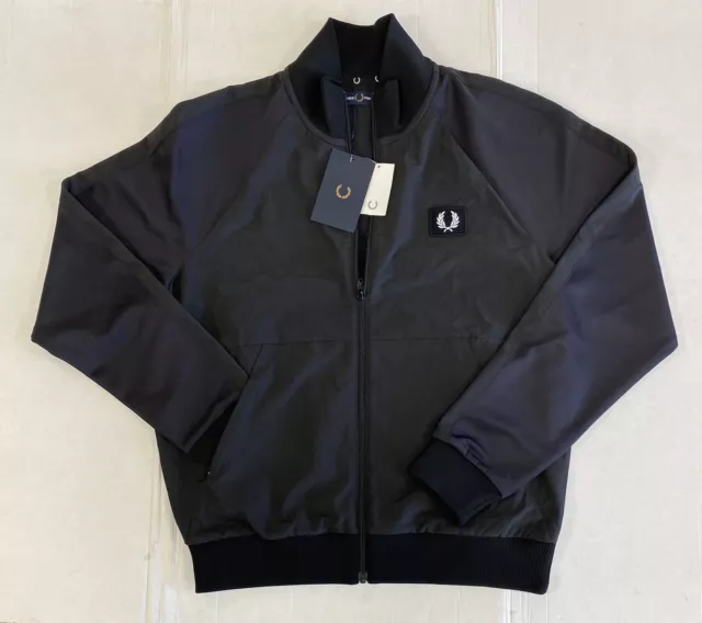 Fred perry woven online panel track jacket