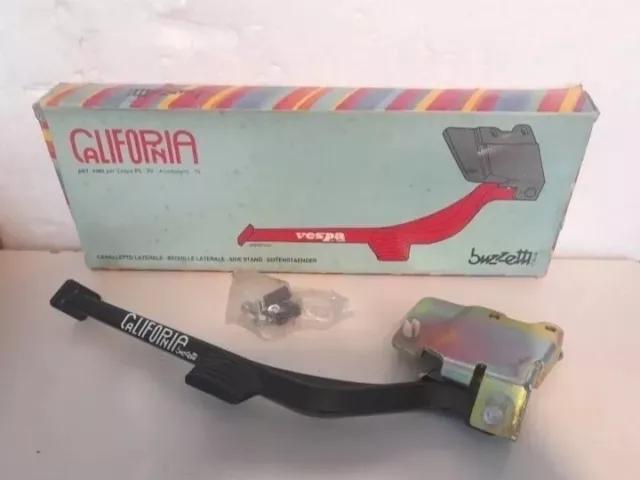 Nos Cavalletto Laterale BUZZETTI CALIFORNIA Side Stand VESPA PX PE T5 no Elite