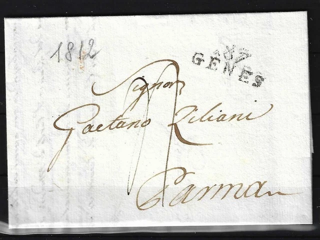 N787) Schweiz Vorphila Beleg 1812 GENES