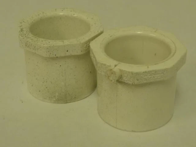 198805 Old-Stock; Spears D2466 PVC I Lot-2 Hex Pipe Bushings 1-1/4" X 1" Ns