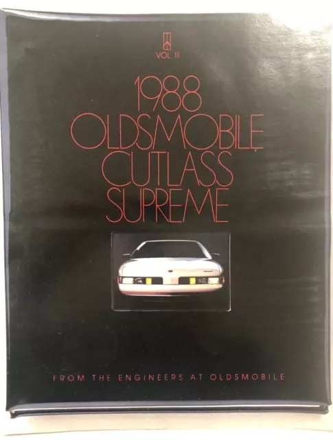 1988 Oldsmobile Cutlass Supreme Sales Brochure