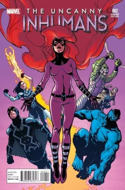 Uncanny Inhumans #2 Mahmud Asrar 1:25 Variant Cover! Marvel Comics Nm Or Better