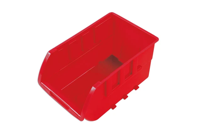 BACS DE RANGEMENT Rouges 237Mm X 144Mm X 125Mm - Pack De 20 - Connect ...
