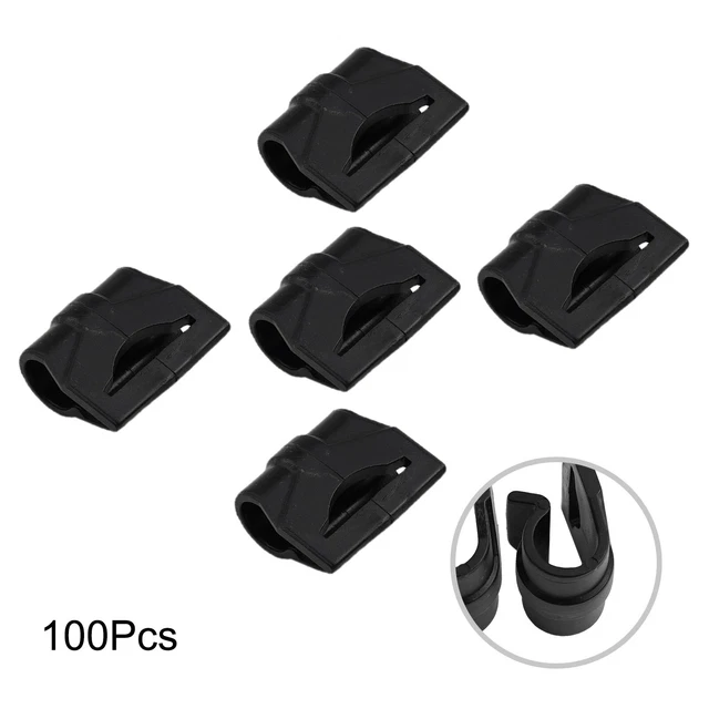 M METERXITY Lot De 20 Boucles De Corde De Tente U2013 Tendeurs De Cordon Portables En Plastique Pour Tente De Camping Et Randonnée (4 Mm, Noir