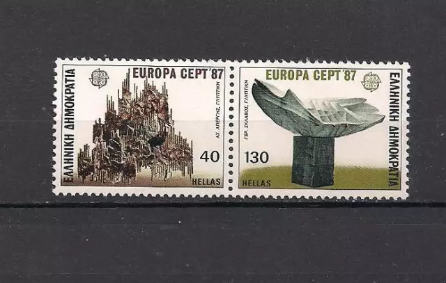 Griechenland (1987) Mi.Nr. 1651 + 1652 postfrisch ** / mnh (4pu27) EUROPA CEPT