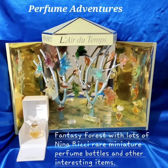 ~ FANTASY FOREST ~ Vintage Nina Ricci Rare Store Window Display Perfume ...
