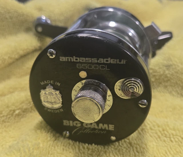 リール ambassadeur 6500CL BIG GAME Collection Amazon.com : AbuGarcia Ambassadeur 6500CL Steel Grey Right