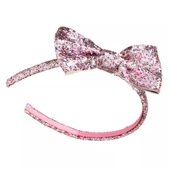 Bowknot Hair Band Sequin Sweet Hair Headdress Hair Accessories for Kids Baby