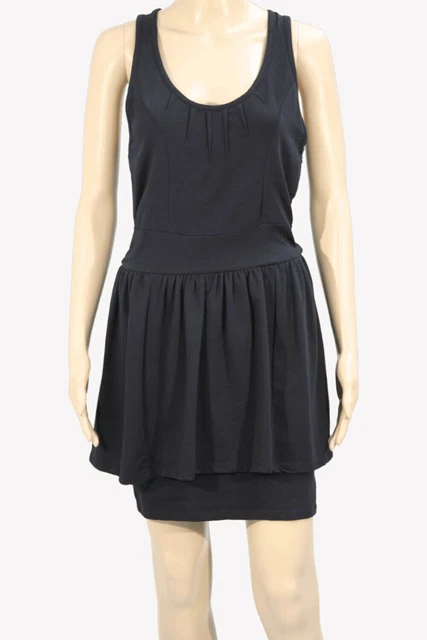 French Connection Robe Femmes Gr. 38 (Royaume-Uni 12) Noir Mini Élégant De