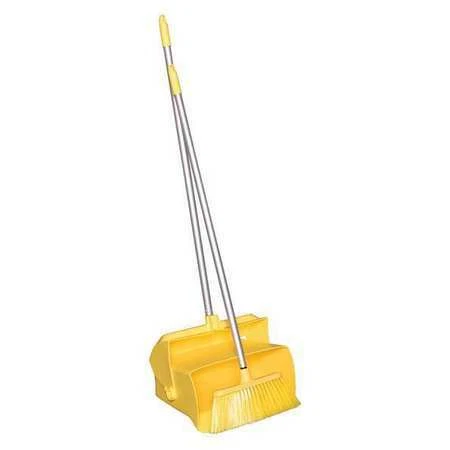 Remco 62506 Lobby Dust Pan And Broom Set,Yellow