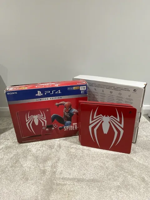 Sony PlayStation 4 schmale 1 TB Konsole Marvel Spider-Man Limited Edition verpackt