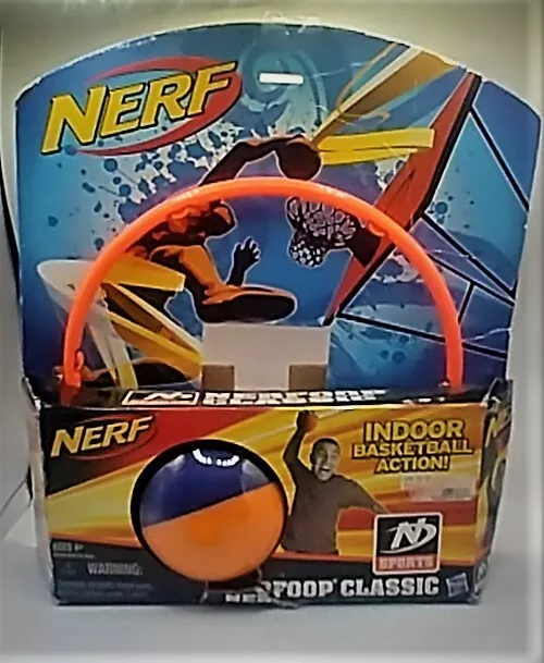 Nerf Sport Nerfoop Classic Orange Indoor Basketball Hoop New In Package 2009 Nerf Sport Nerfoop Classic Orange Indoor Basketball Hoop New In Package 2009