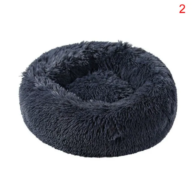 Comfy Calming Dog/Cat Bed Round Super Soft Plush Pet Bed Marshmallow Cat BedJUE