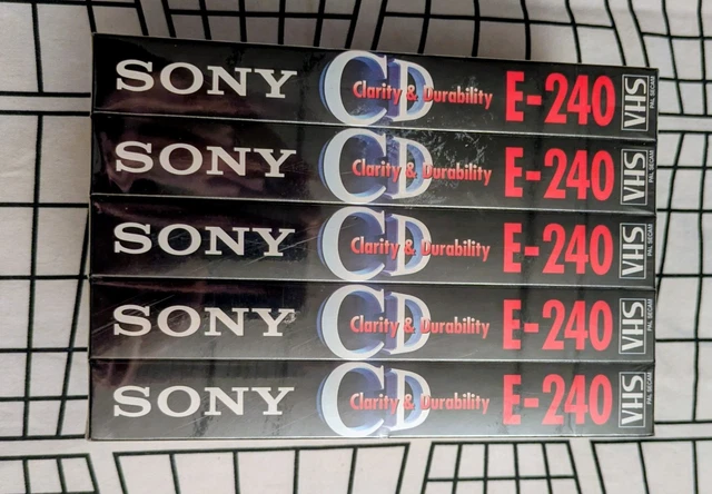 Lot De 13 Cassettes VHS Vierges - Sony Et BASF - Durées 60, 120 Et 180 Minutes - NEUF