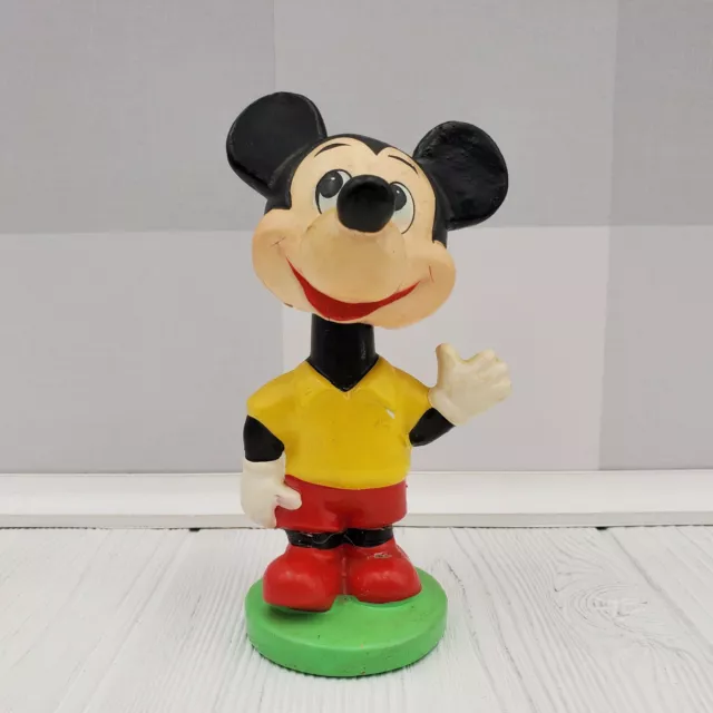 Vintage Walt Disney Productions Japan Mickey Mouse Bobblehead Nodder Bobble