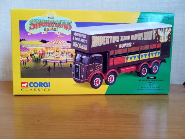 Corgi Classics-ANDERTON/ROWLANDS POLE TRUCK-THE SHOWMANS RANGE-27801-New in Box